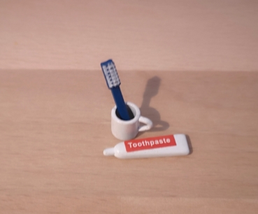 Wichtelzubehör Zahnputz Set
